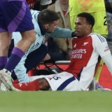 Gabriel s'est blessé mardi contre Fulham KEYSTONE/EPA/ANDY RAIN